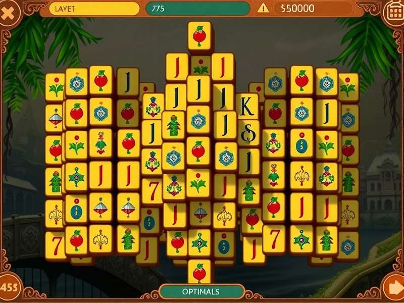 Mysore Mahjong Deluxe strategy guide showing optimal tile matches